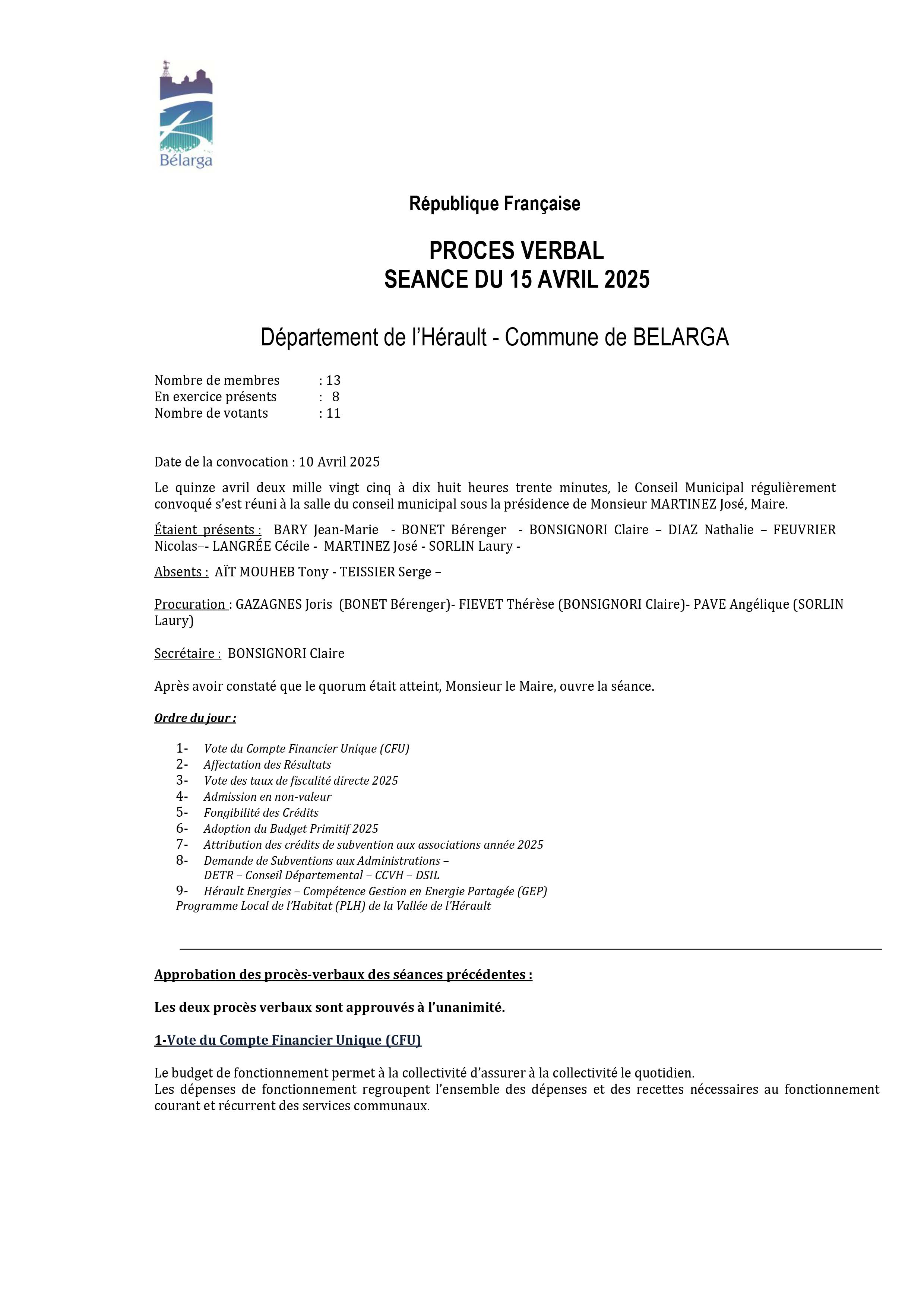 2025 04 15 PV 15 avril 2025